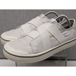 KEEN Elsa III Gore Womens Size 11 Off White Canvas Slip On Sneakers